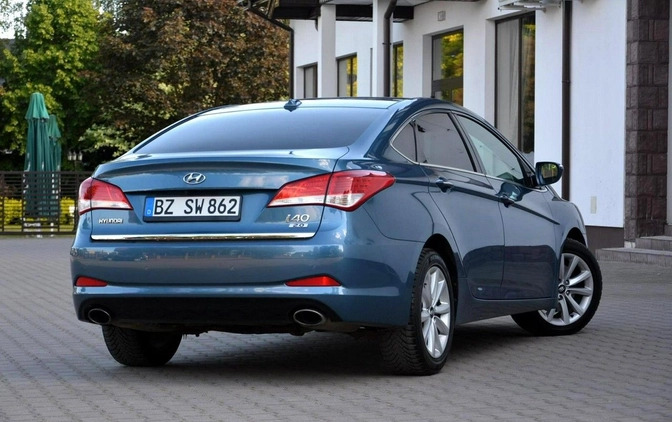 Hyundai i40 cena 48900 przebieg: 144696, rok produkcji 2012 z Siedlce małe 562